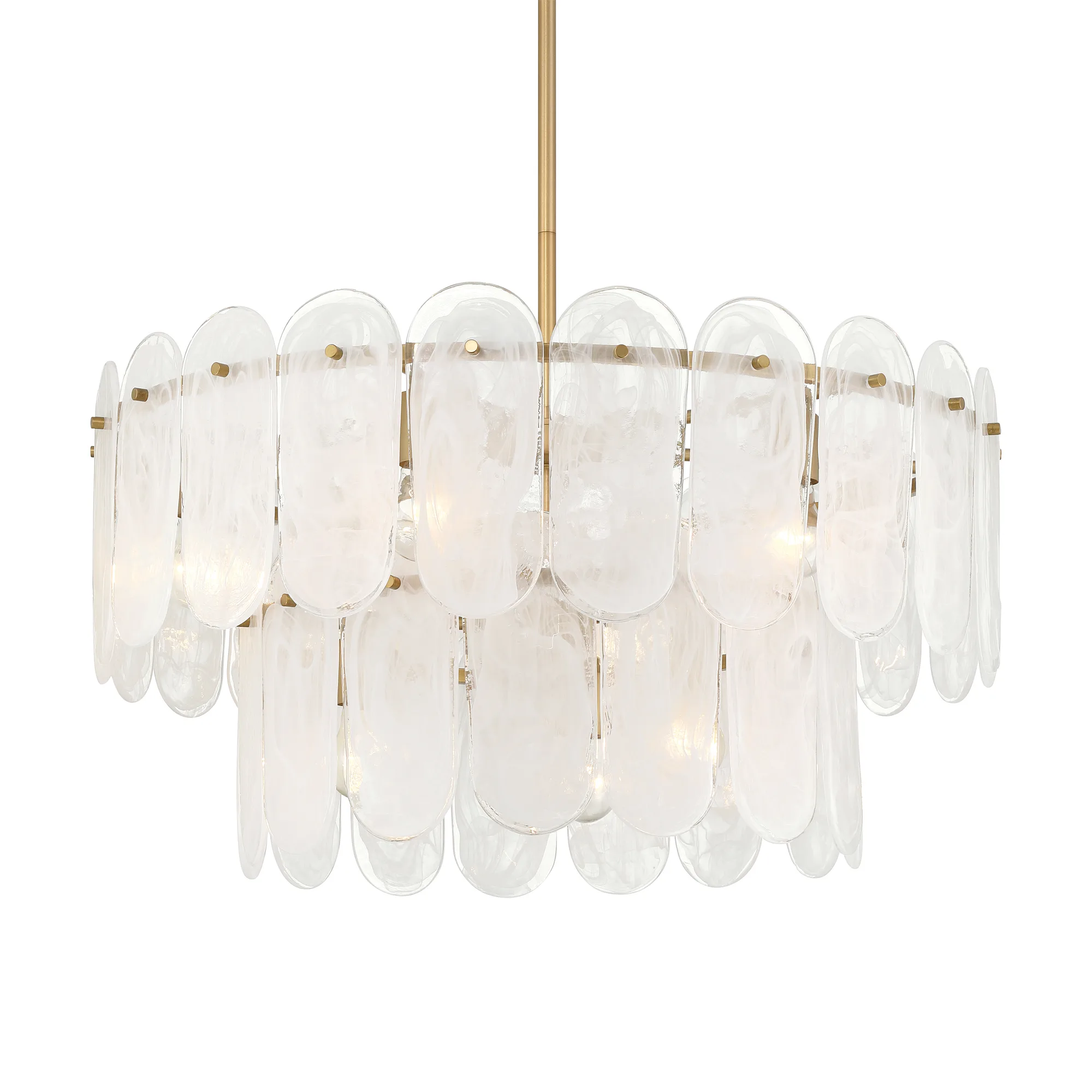 Oldmill 30" 9-Light Pendant in Legacy Brass