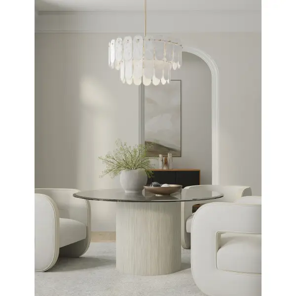 Oldmill 30" 9-Light Pendant in Legacy Brass - Image 4