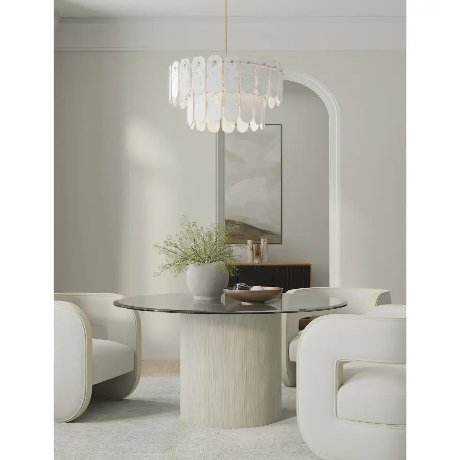 Oldmill 30" 9-Light Pendant in Legacy Brass - Image 4