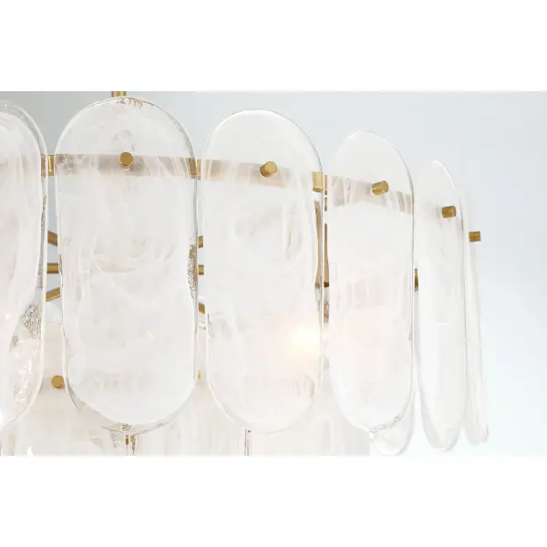 Oldmill 30" 9-Light Pendant in Legacy Brass - Image 5