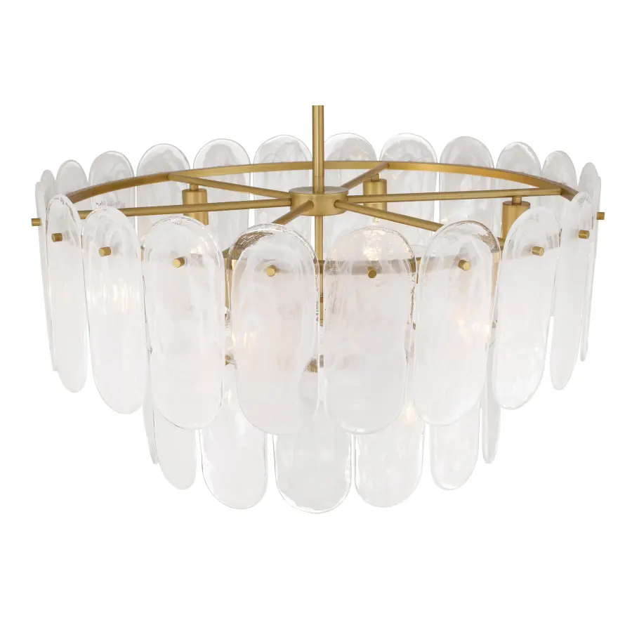 Oldmill 30" 9-Light Pendant in Legacy Brass - Image 6