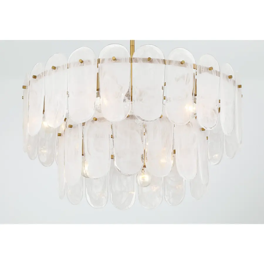 Oldmill 30" 9-Light Pendant in Legacy Brass - Image 7