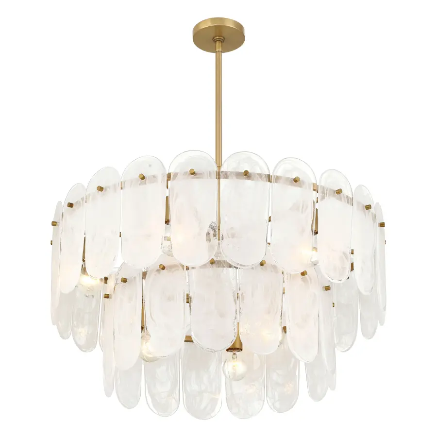 Oldmill 30" 9-Light Pendant in Legacy Brass - Image 8