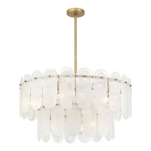 Oldmill 30" 9-Light Pendant in Legacy Brass - Image 9