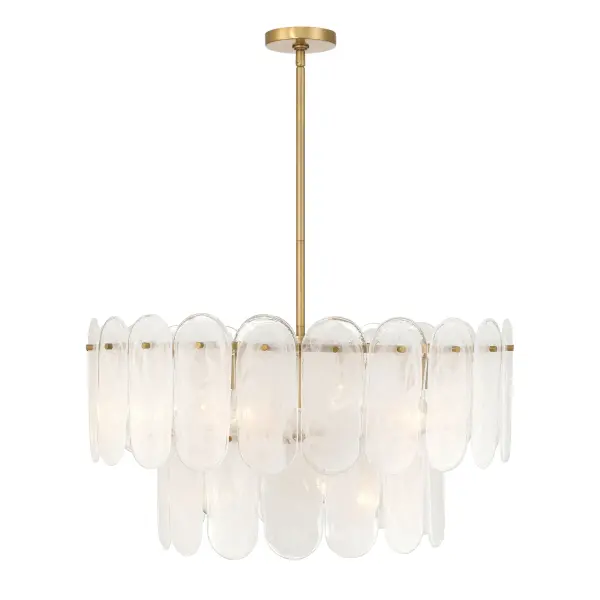 Oldmill 30" 9-Light Pendant in Legacy Brass - Image 10