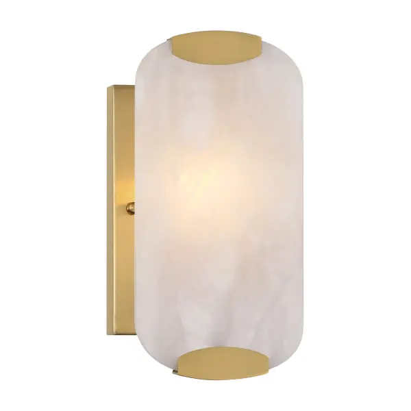 Glowstone 10" Wall Sconce in Legacy Brass - Image 1
