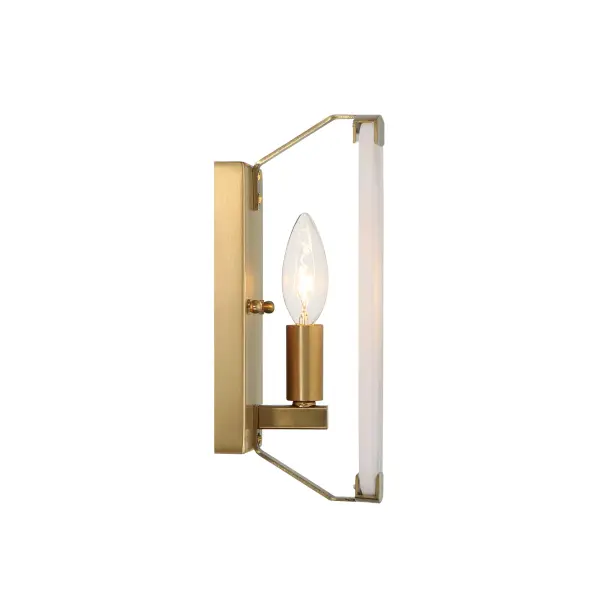 Glowstone 10" Wall Sconce in Legacy Brass - Image 2