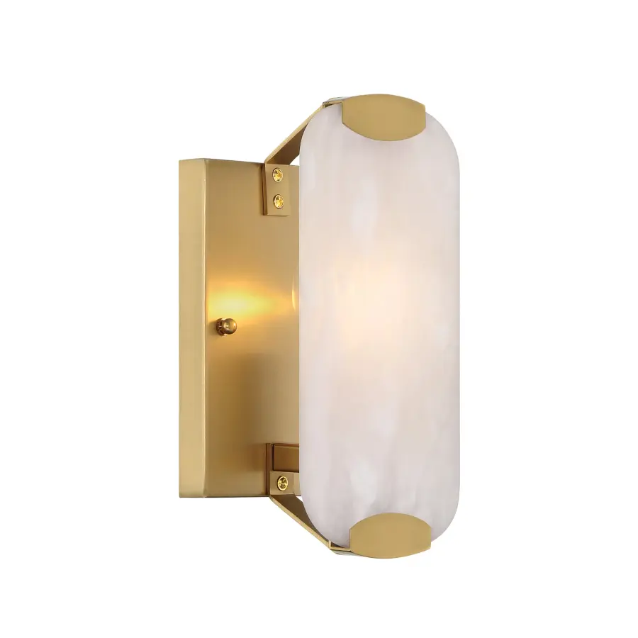 Glowstone 10" Wall Sconce in Legacy Brass - Image 3