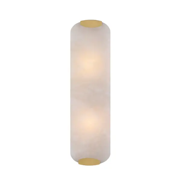 Glowstone 18" Legacy Brass Wall Sconce with Alabaster - Image 6