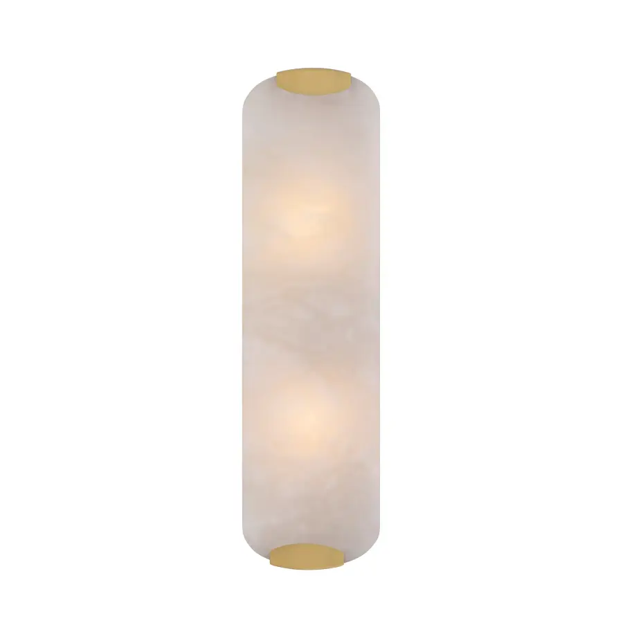 Glowstone 18" Legacy Brass Wall Sconce with Alabaster - Image 6