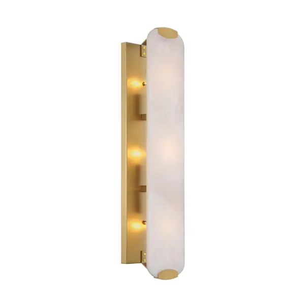 Glowstone 24" 3-Light Wall Sconce in Legacy Brass - Image 3