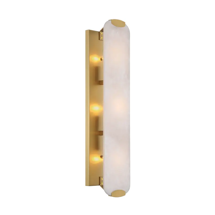 Glowstone 24" 3-Light Wall Sconce in Legacy Brass - Image 3