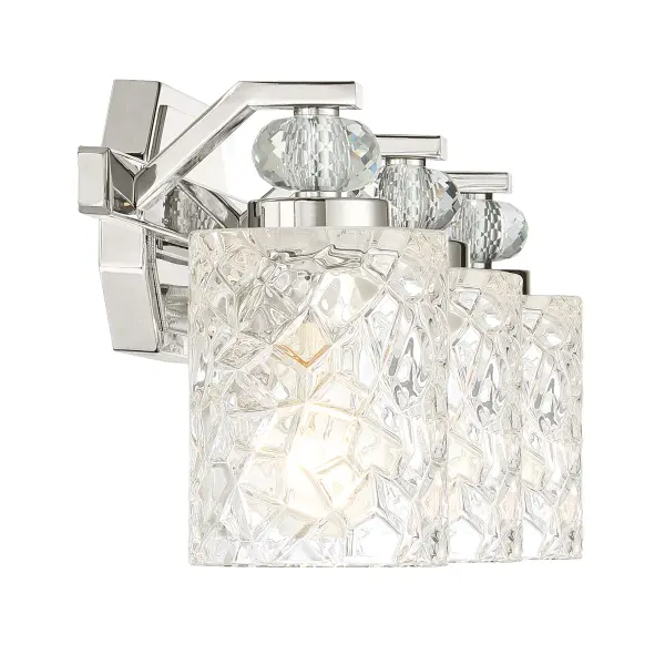 Crystal Kay 3-Light Bath Vanity - Image 4