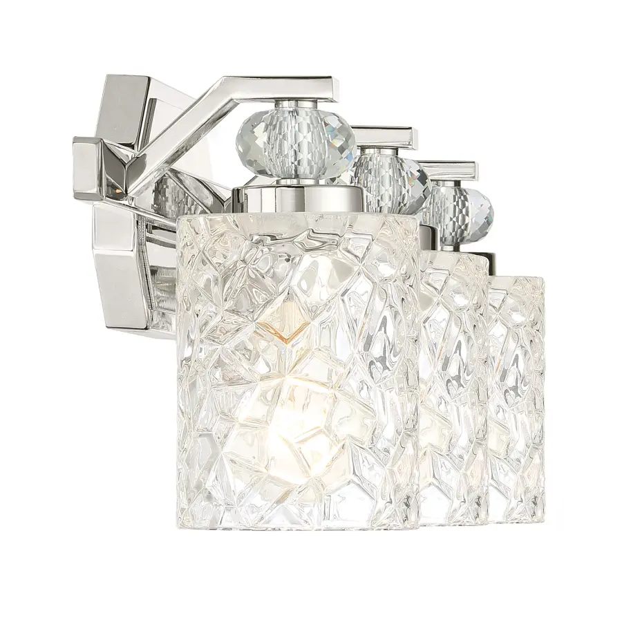 Crystal Kay 3-Light Bath Vanity - Image 4