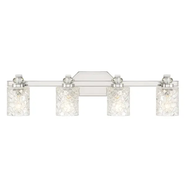 Crystal Kay 4-Light Bath Vanity in Chrome - Image 5