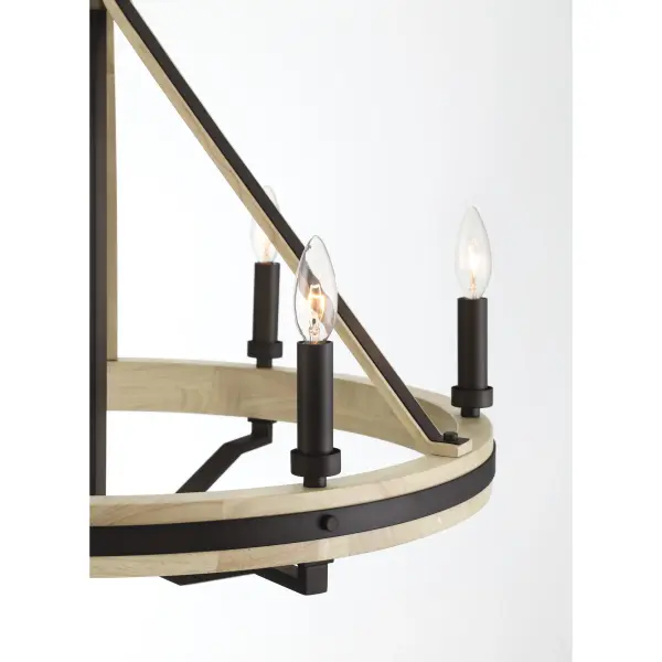 Sonoma 26" 6-Light Chandelier in Dark Bronze - Image 6