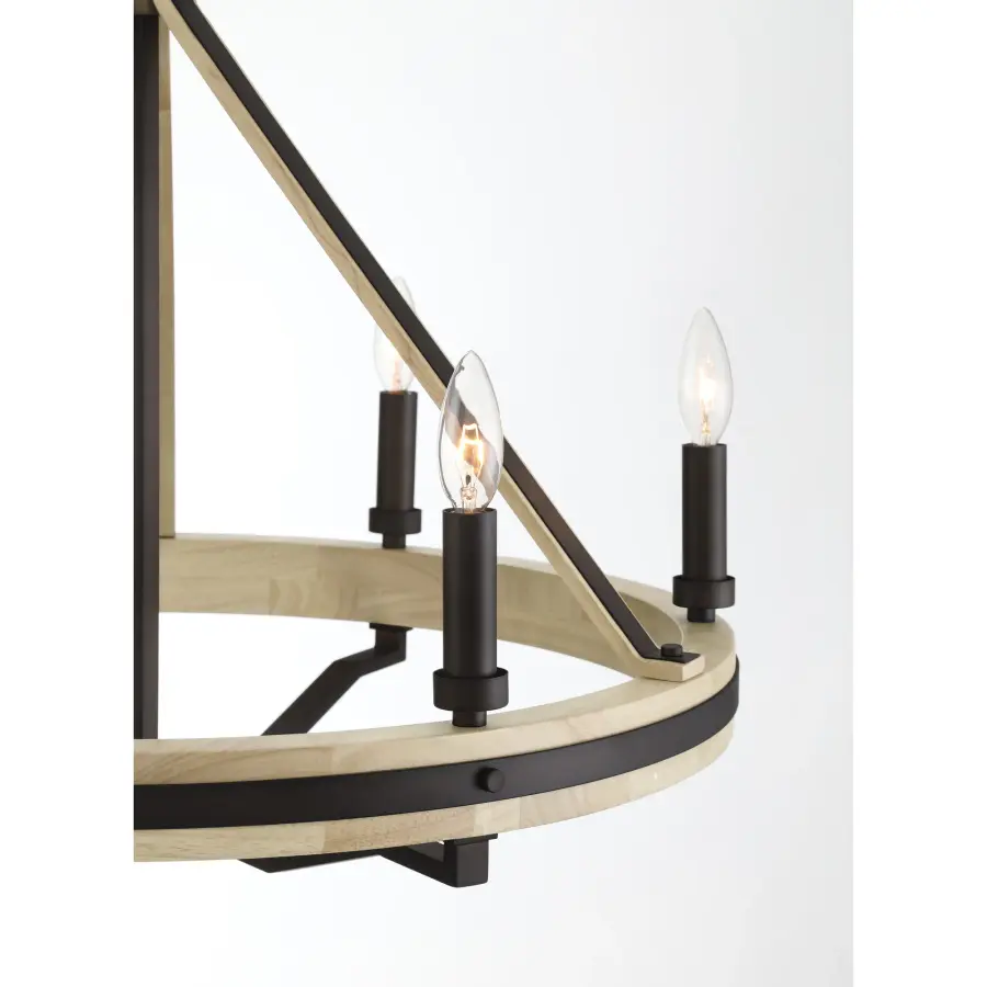 Sonoma 26" 6-Light Chandelier in Dark Bronze - Image 6