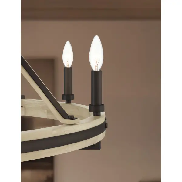 Sonoma 34" 8-Light Chandelier in Dark Bronze - Image 6