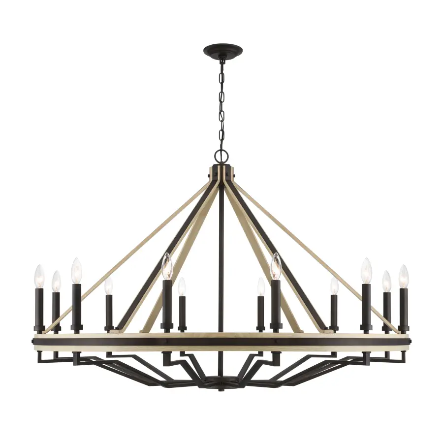 Sonoma 47.75" 12-Light Chandelier in Dark Bronze - Image 9