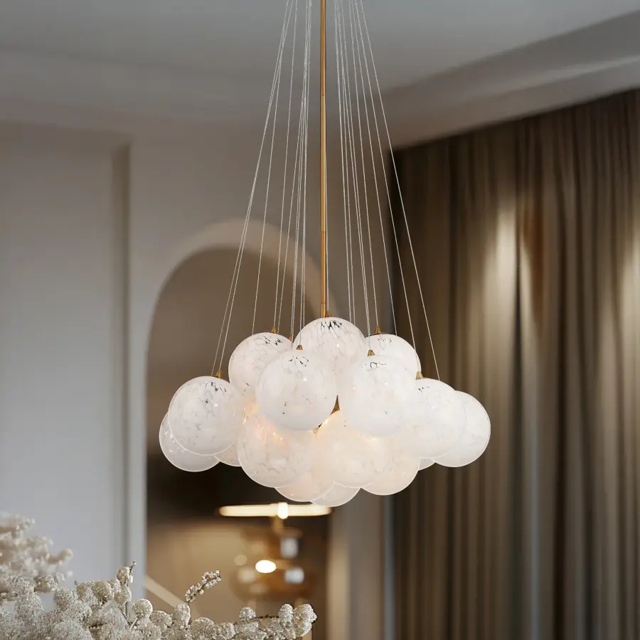 Langford 25" 5-Light Pendant in Legacy Brass - Image 5