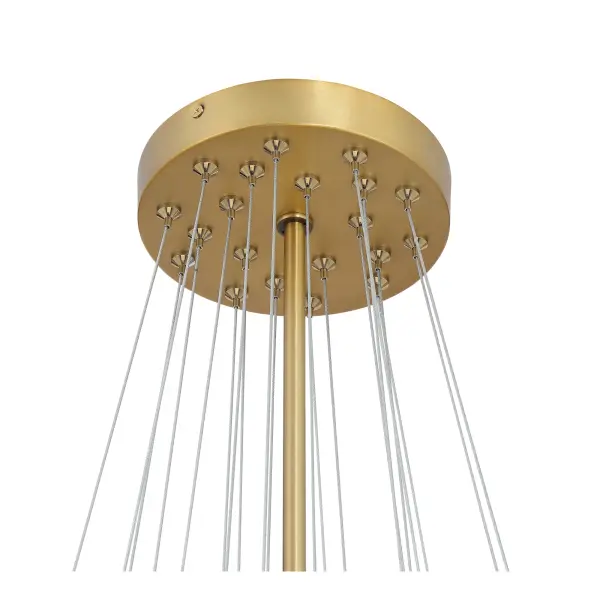 Langford 25" 5-Light Pendant in Legacy Brass - Image 7