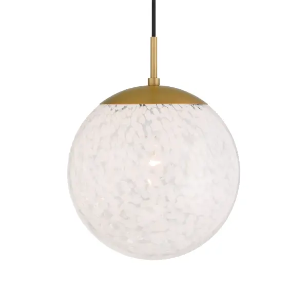 Langford 12" 1-Light Pendant in Legacy Brass - Image 1