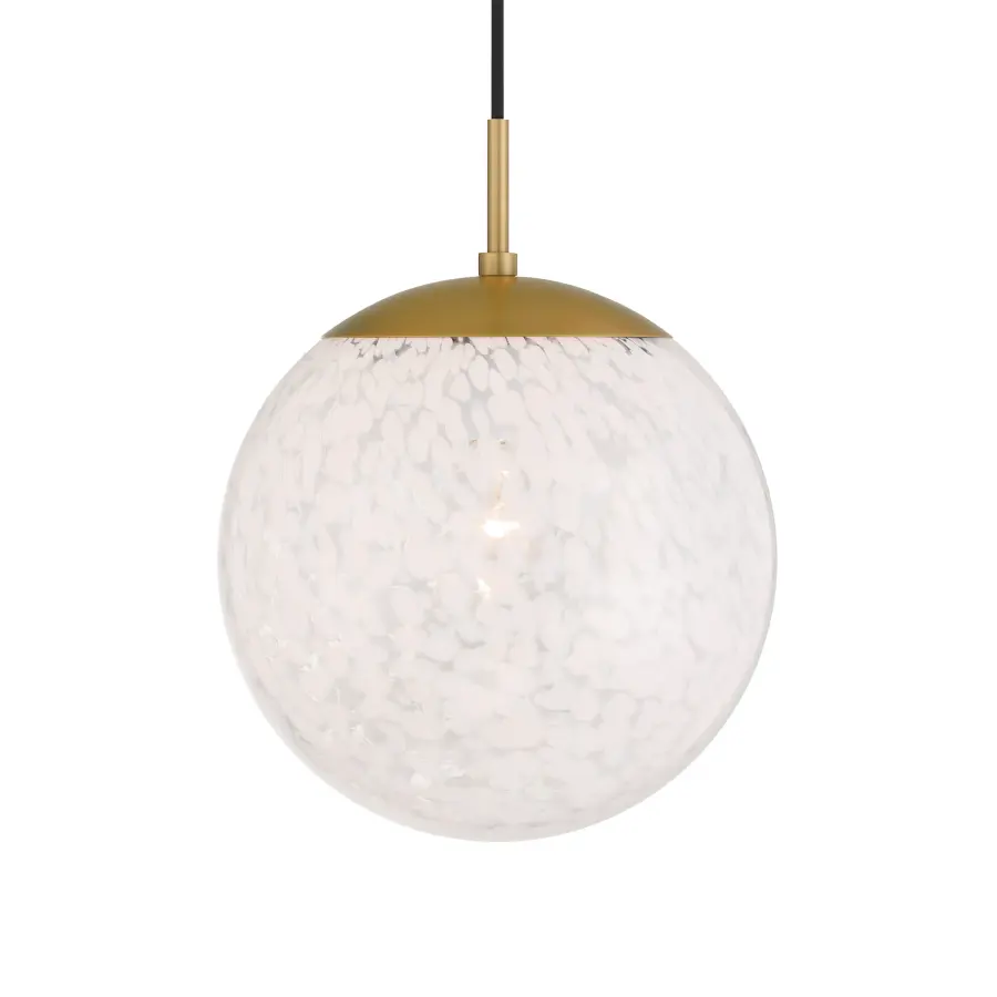 Langford 12" 1-Light Pendant in Legacy Brass - Image 1