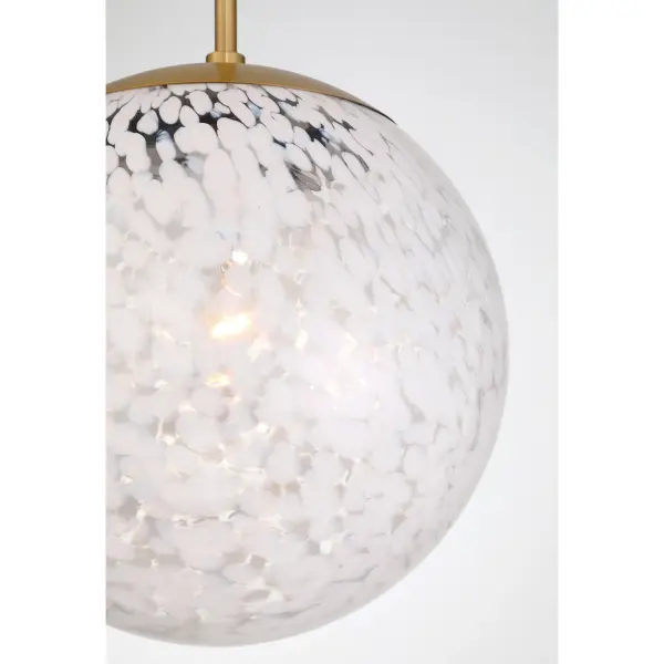Langford 12" 1-Light Pendant in Legacy Brass - Image 3