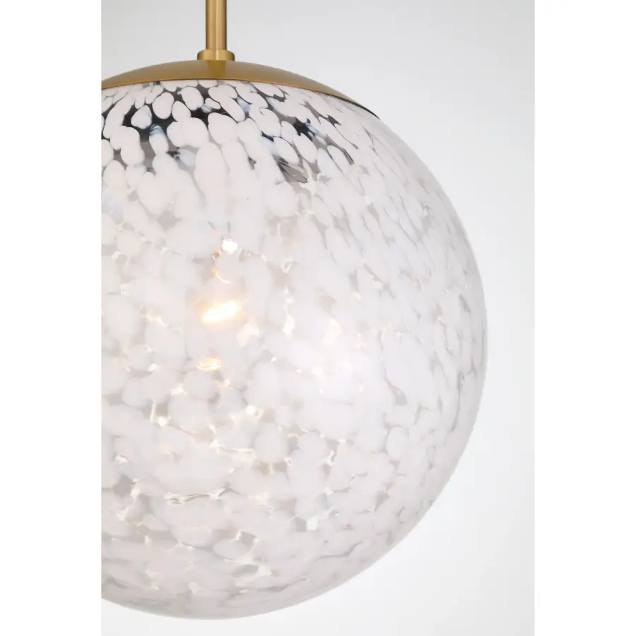 Langford 12" 1-Light Pendant in Legacy Brass - Image 3