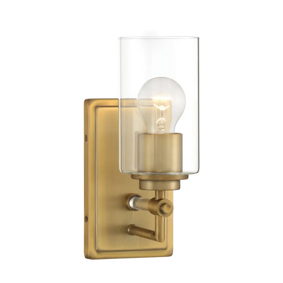 Binsly 1-Light Bath Vanity in Aged Brass - Image 3