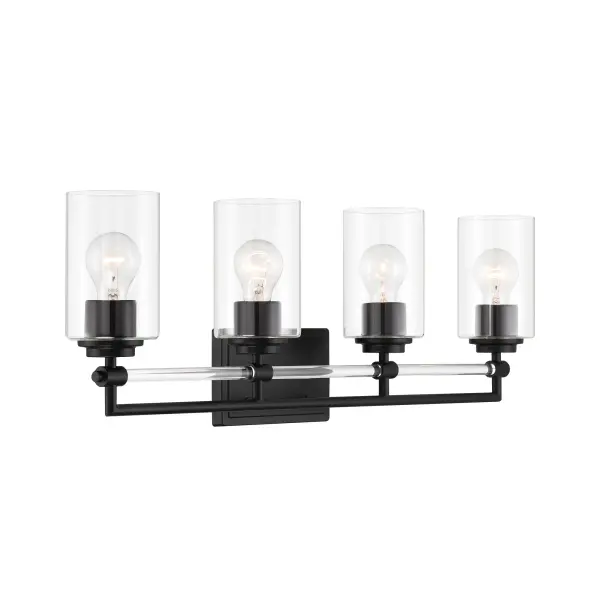 Binsly 4-Light Bath Vanity in Coal Black - Image 3