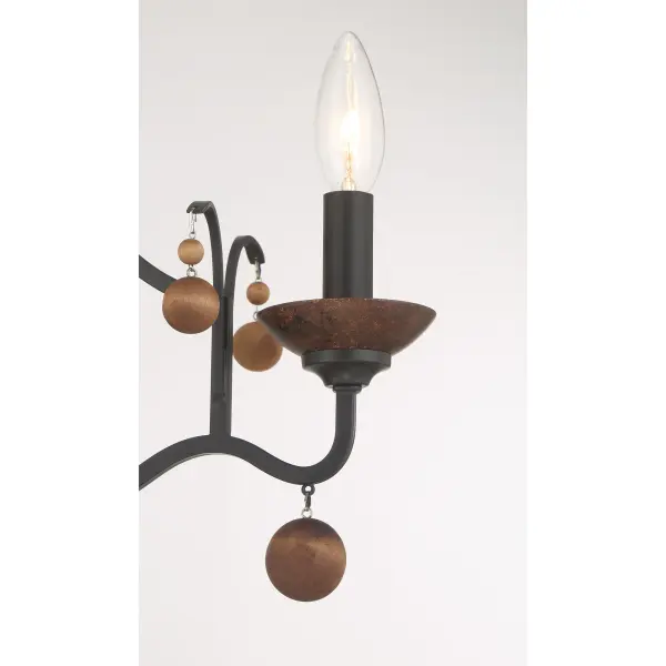Colonial Charm 3-Light Semi Flush Mount - Image 2