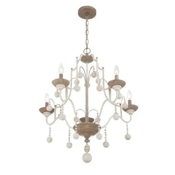Rustic Elegance Meets Coastal Charm in This 9-Light Statement Piece - Image 1