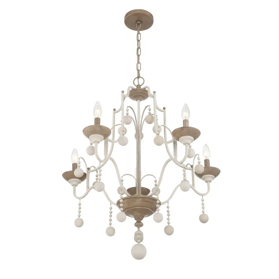 Rustic Elegance Meets Coastal Charm in This 9-Light Statement Piece - Image 1
