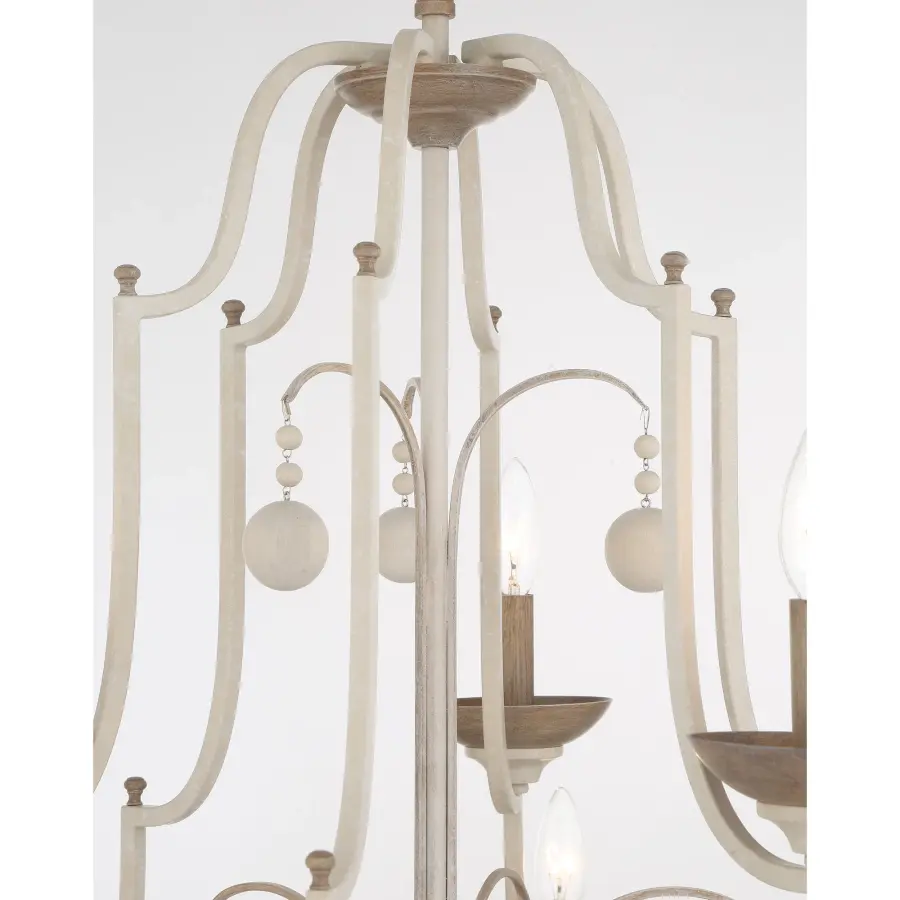 Rustic Elegance Meets Coastal Charm in This 9-Light Statement Piece - Image 4