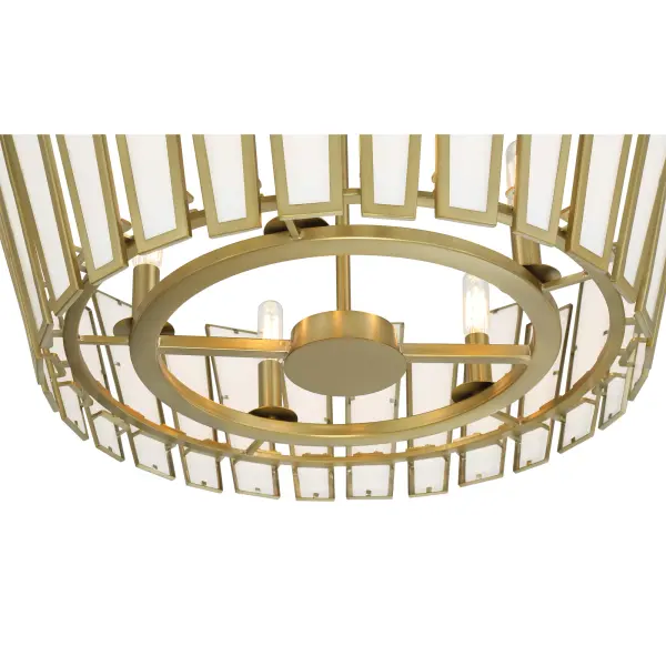 Ricochet 5-Light Pendant in Soft Brass - Image 2