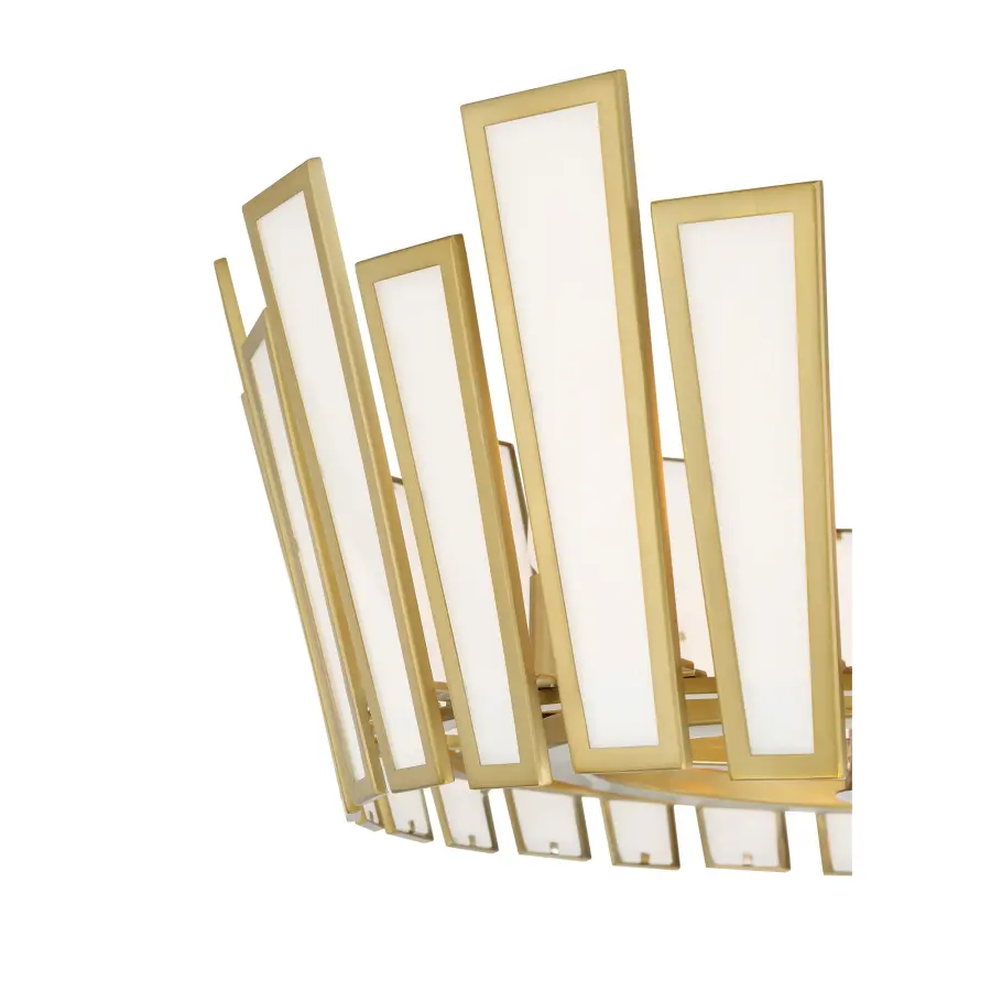 Ricochet 5-Light Pendant in Soft Brass - Image 3