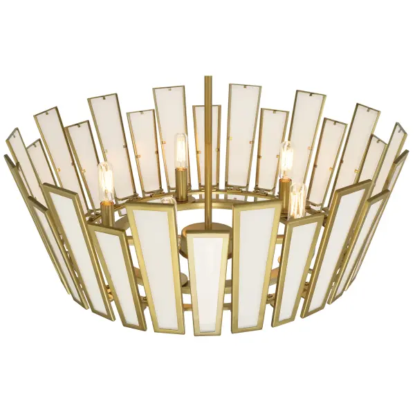 Ricochet 5-Light Pendant in Soft Brass - Image 5