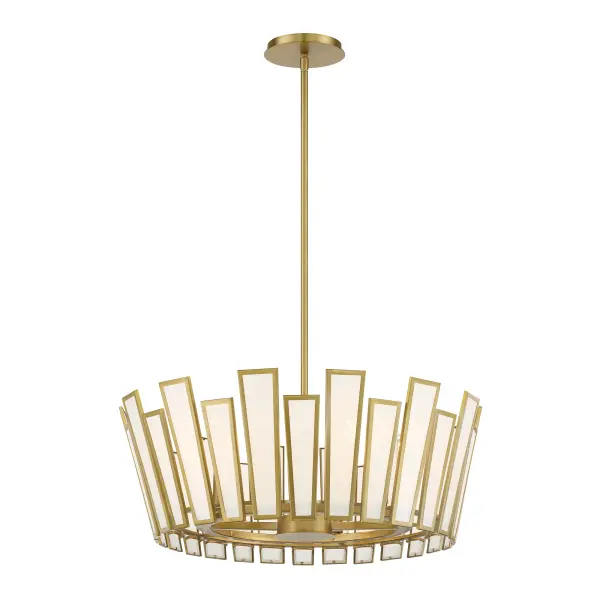 Ricochet 5-Light Pendant in Soft Brass - Image 6