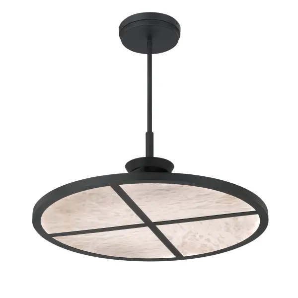 Stiles 28" LED Pendant in Sand Coal Black - Image 3
