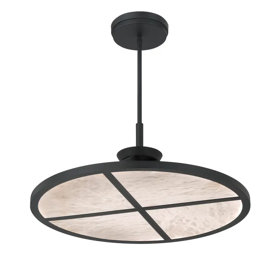Stiles 28" LED Pendant in Sand Coal Black - Image 3