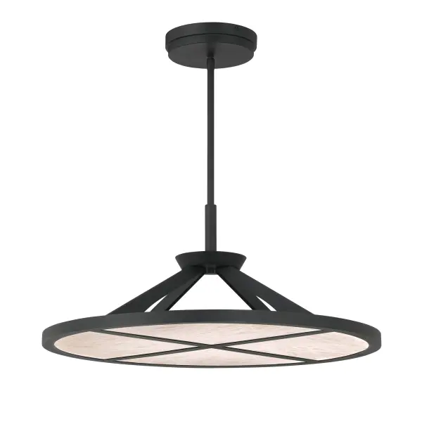Stiles 28" LED Pendant in Sand Coal Black - Image 4