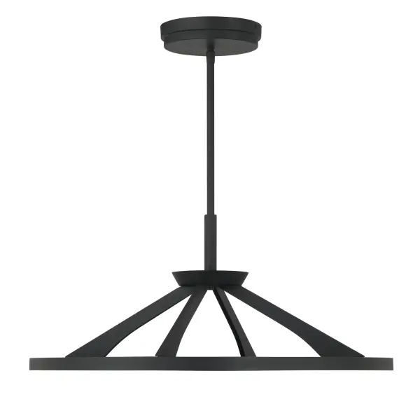 Stiles 28" LED Pendant in Sand Coal Black - Image 5