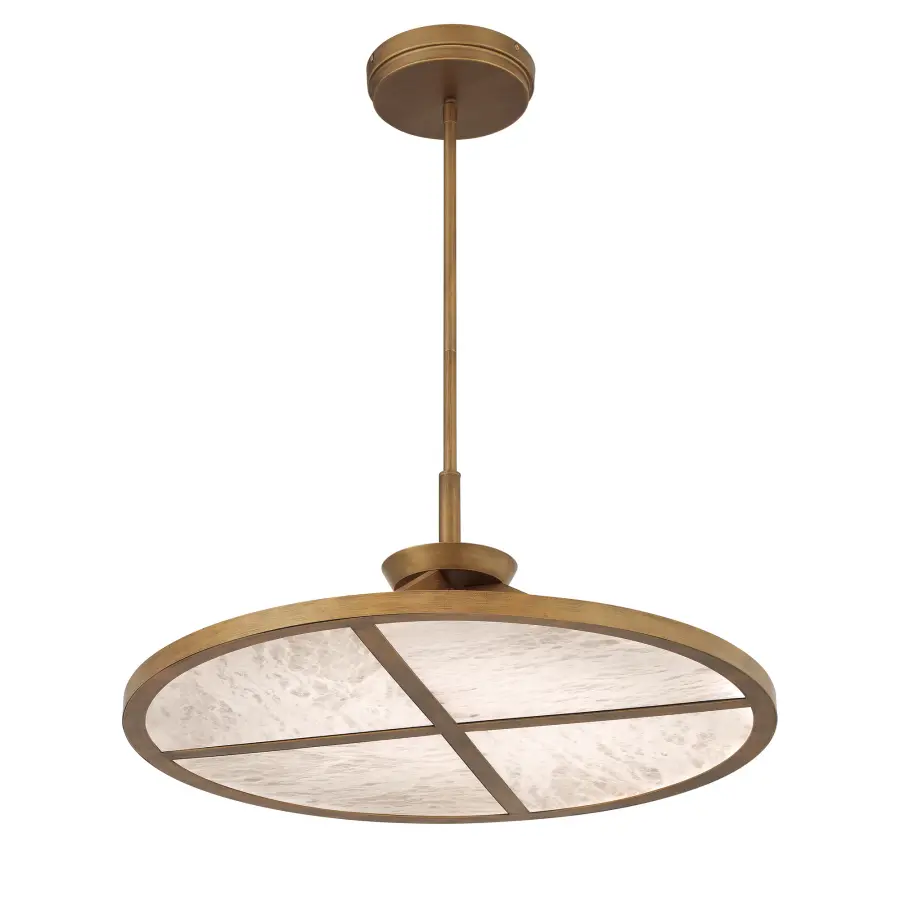Stiles 28" LED Pendant in Ashen Gold - Image 3