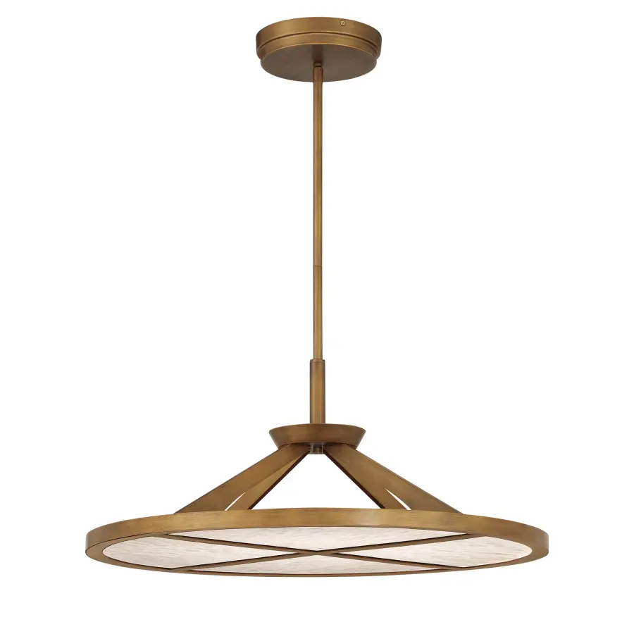 Stiles 28" LED Pendant in Ashen Gold - Image 4