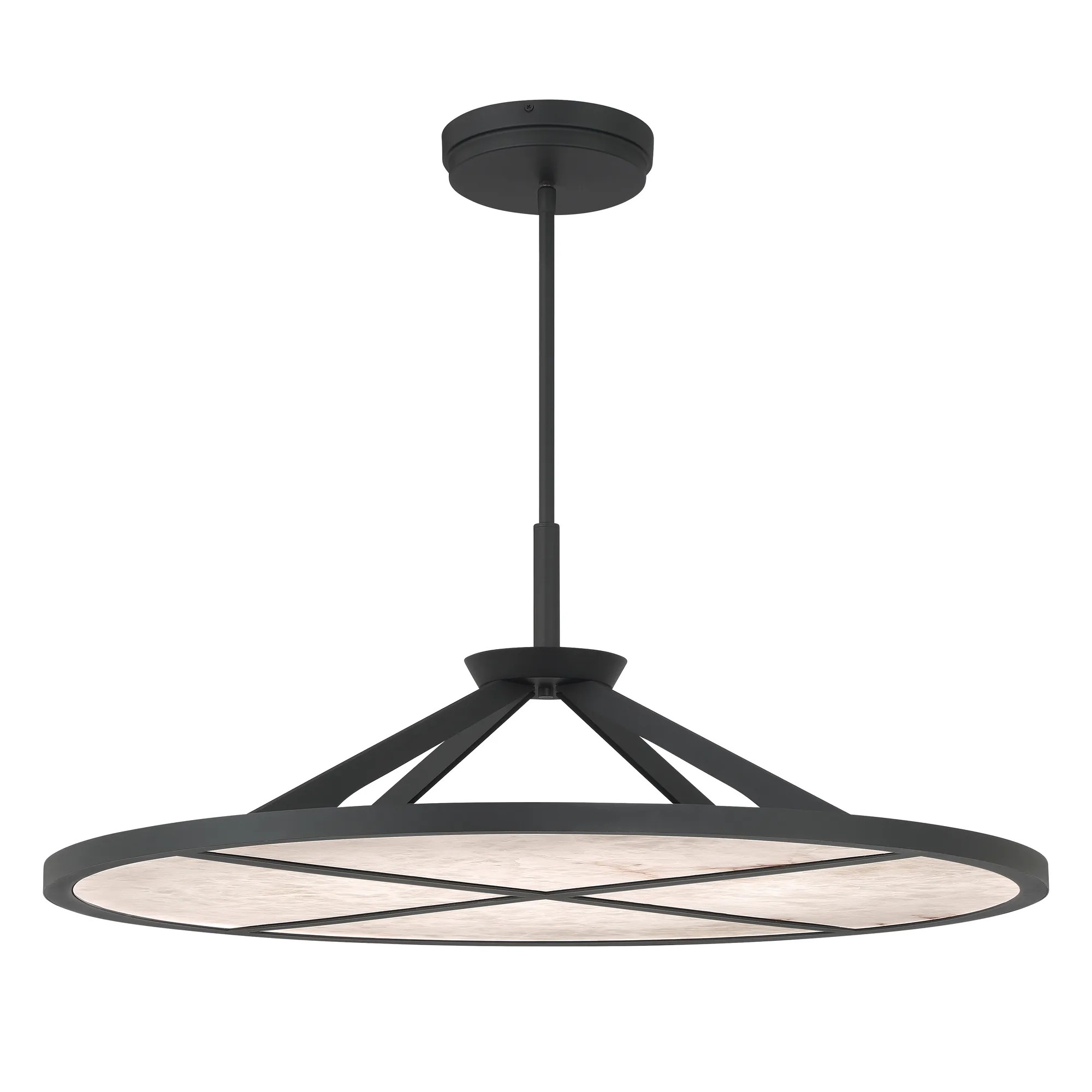 Stiles 36" LED Pendant in Sand Coal Black
