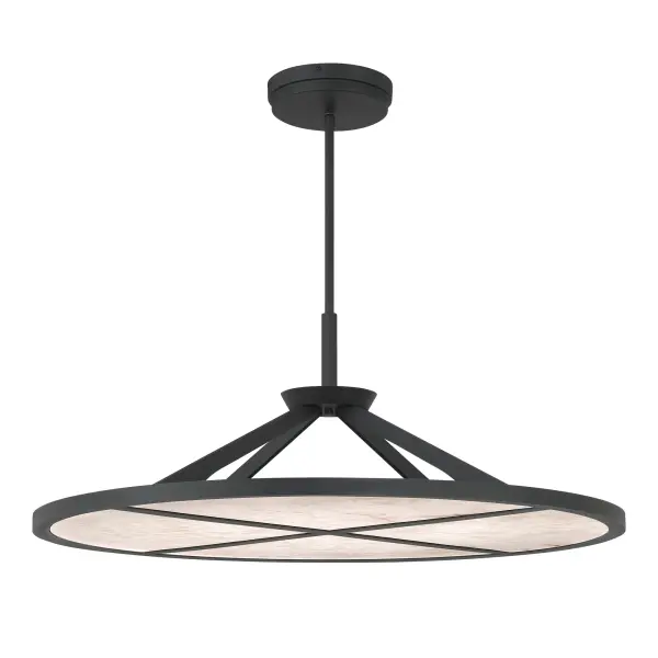 Stiles 36" LED Pendant in Sand Coal Black - Image 5