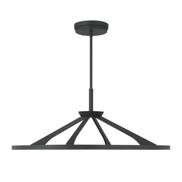 Stiles 36" LED Pendant in Sand Coal Black - Image 6