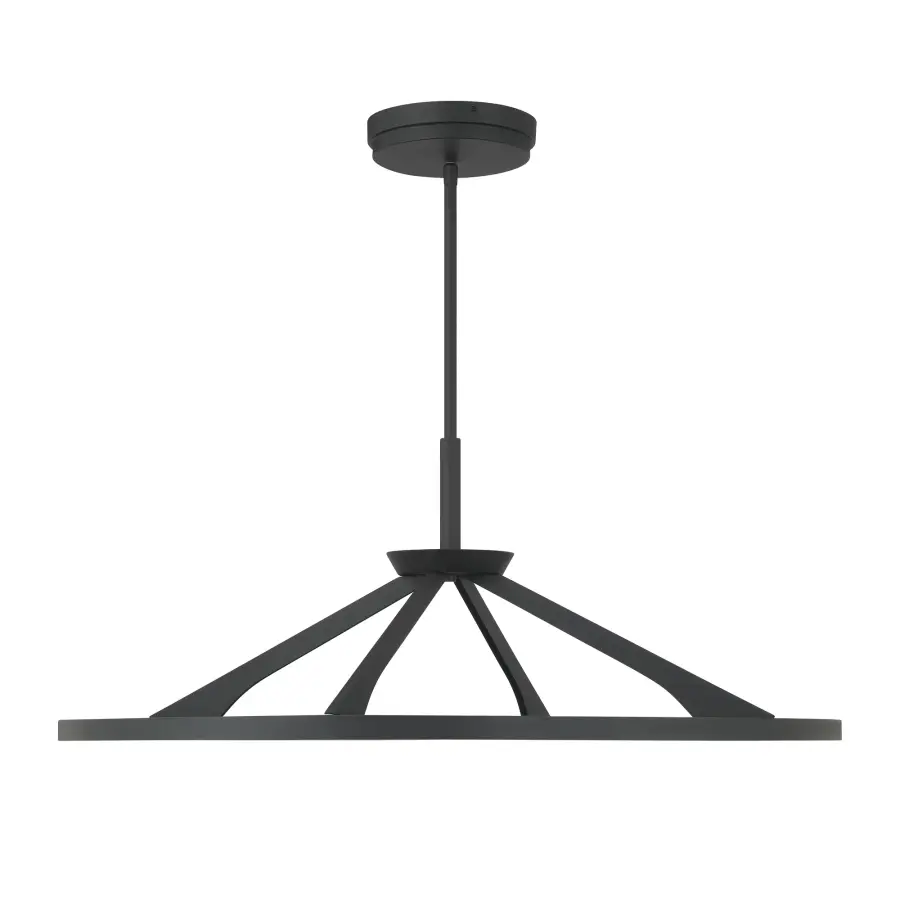 Stiles 36" LED Pendant in Sand Coal Black - Image 6