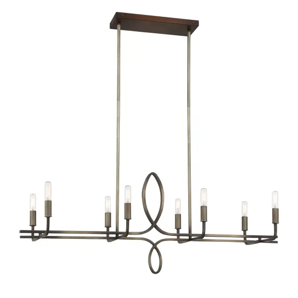 Yorkville 8-Light Island Chandelier by Robin Baron - Image 4